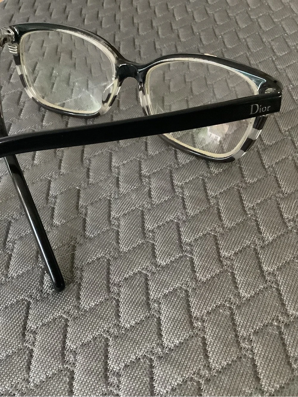 Dior Black and Silver Designer Frames